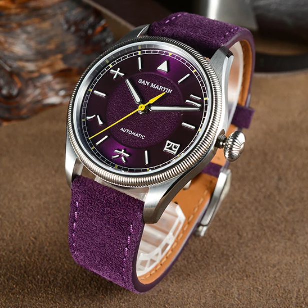 San Martin Men Automatic Watch - Leather Strap Quick Release recensie en prijs