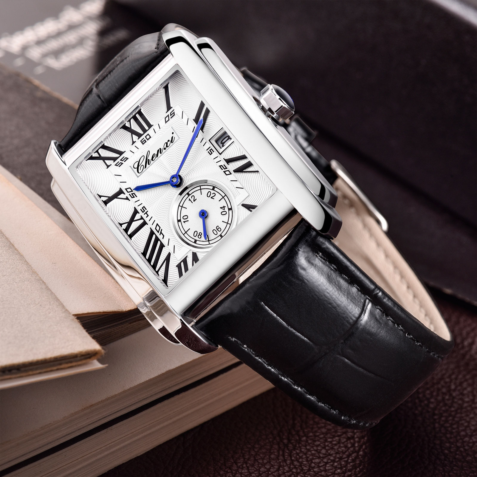 Chenxi 8216 New Fashion Boy Cl - Leather Watch Band Men recensie en prijs