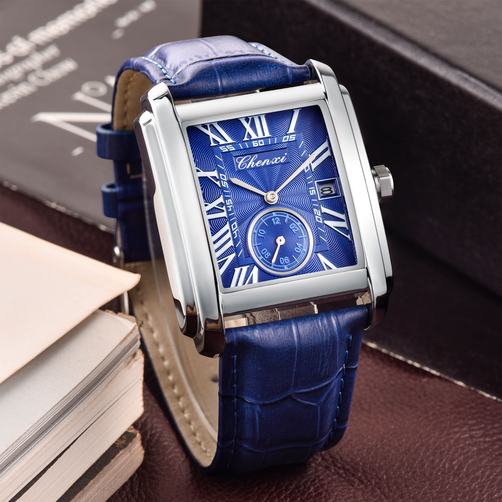 Chenxi 8216 New Fashion Boy Cl - Leather Watch Band Men recensie en prijs