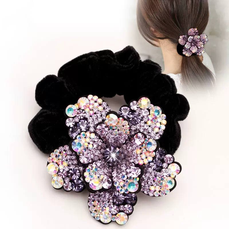 Women Rhinestone Scrunchies Ve - Silicone Band Women recensie en prijs