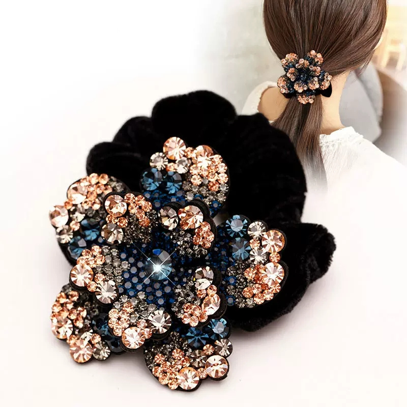 Women Rhinestone Scrunchies Ve - Silicone Band Women recensie en prijs
