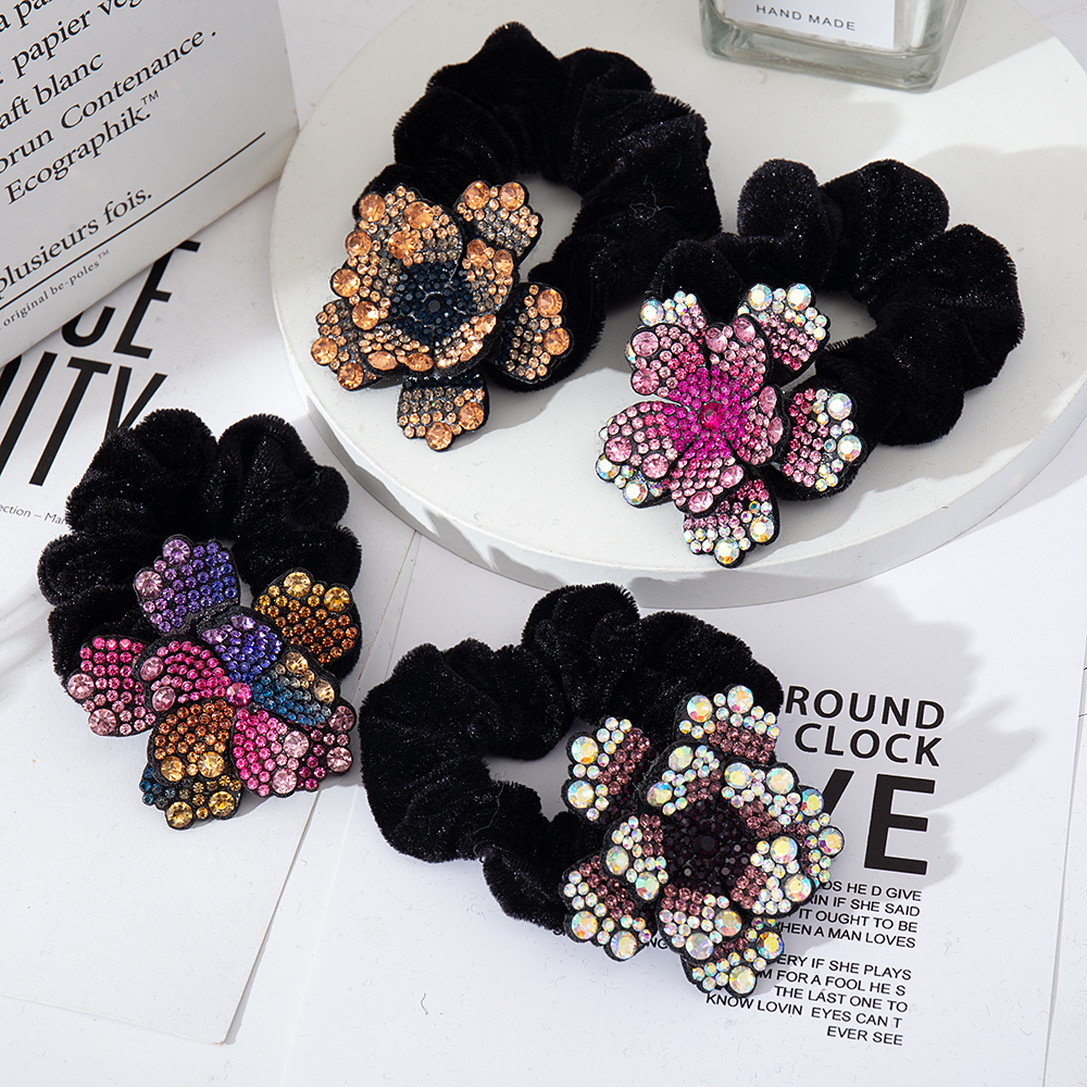 Women Rhinestone Scrunchies Ve - Silicone Band Women recensie en prijs