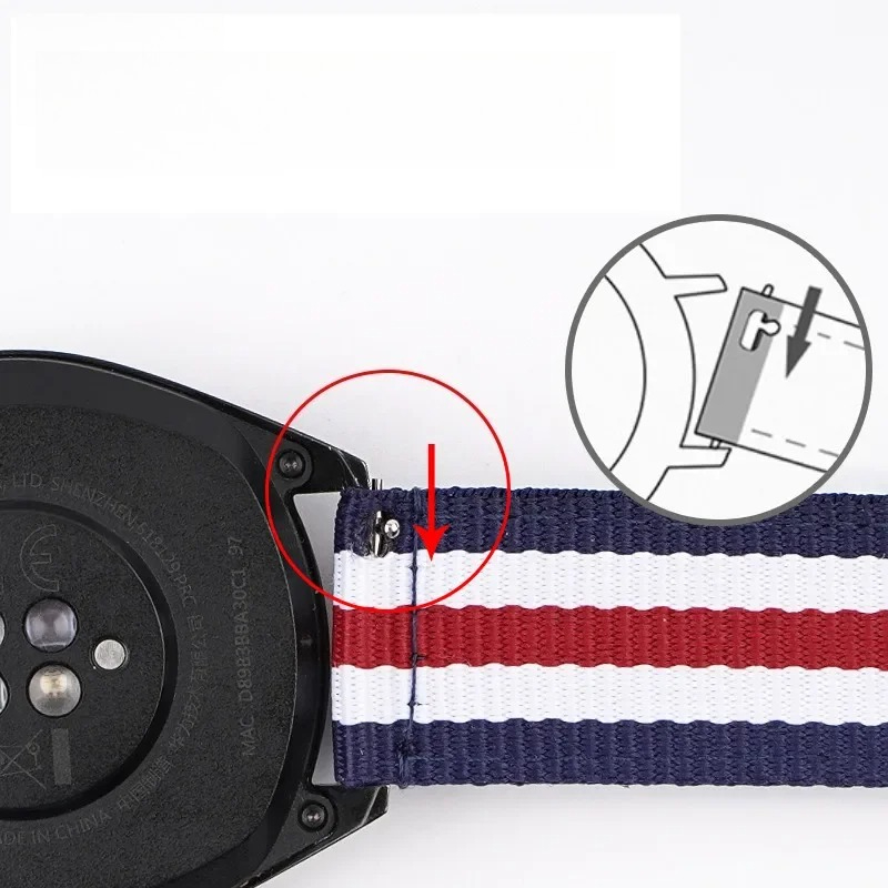 Nylon Watch Strap 20mm 22mm Qu - Canvas Strap Watch recensie en prijs