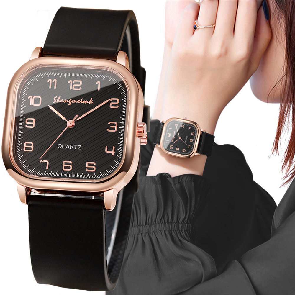 Fashion Square Women Watches C - Silicone Band Women recensie en prijs