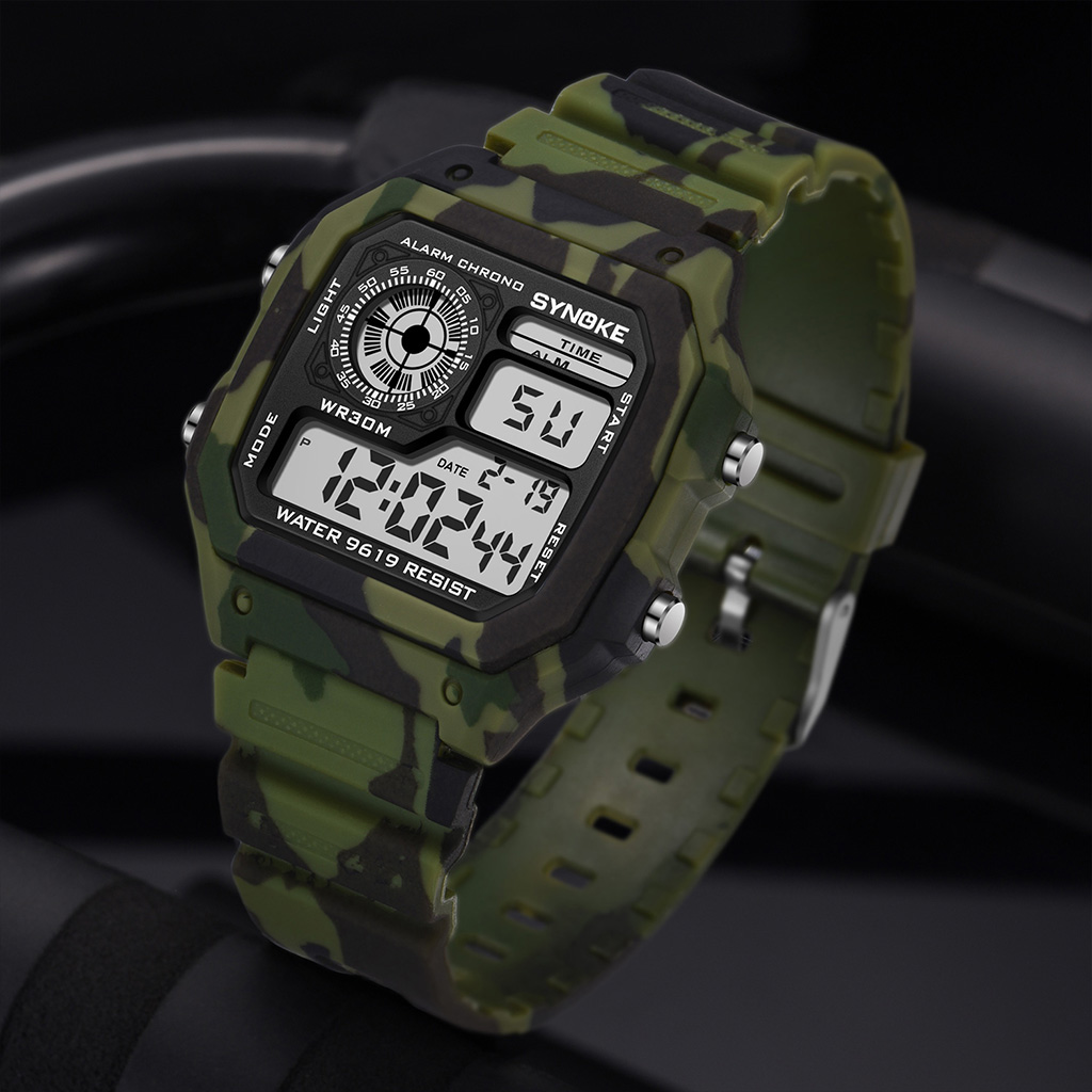 Synoke Outdoor Military Digita - Canvas Strap Watch recensie en prijs