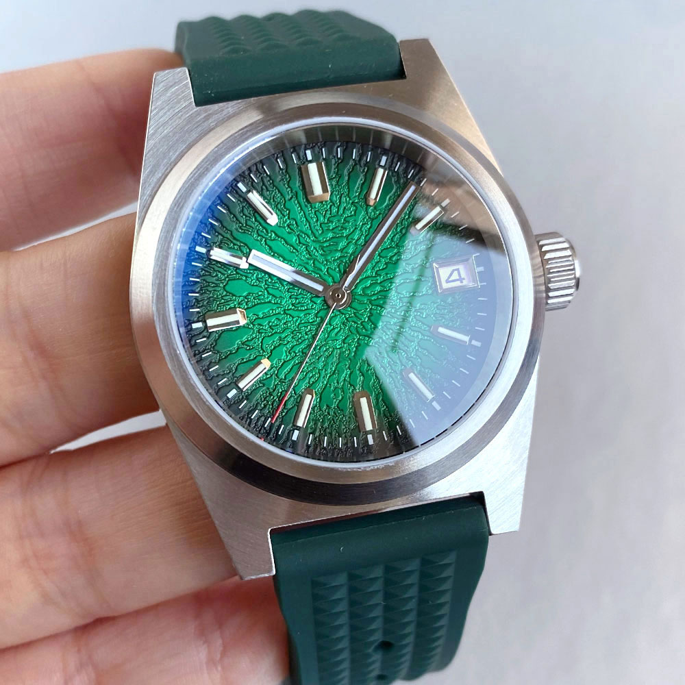 New 38mm Mechanical Watch Men  - Rubber Strap Diver recensie en prijs
