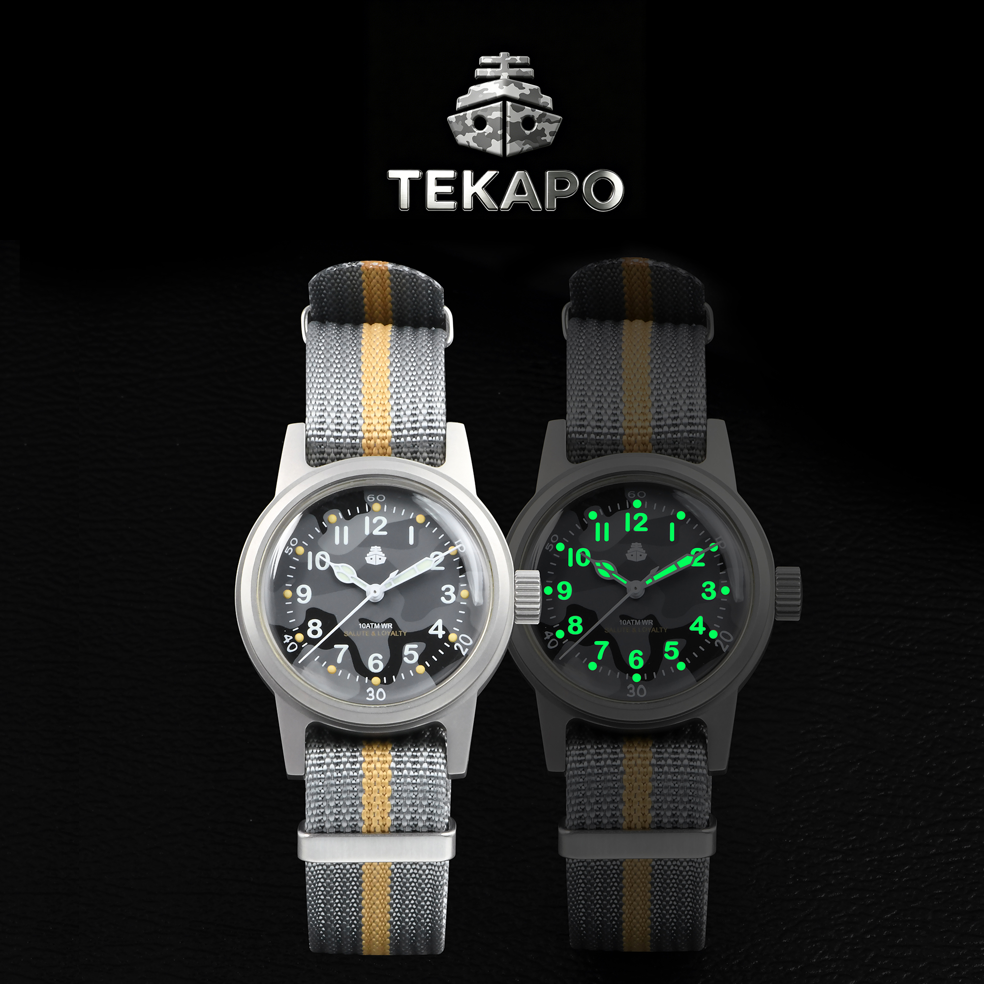 TEKAPO Replica World War II Re - Canvas Strap Watch recensie en prijs