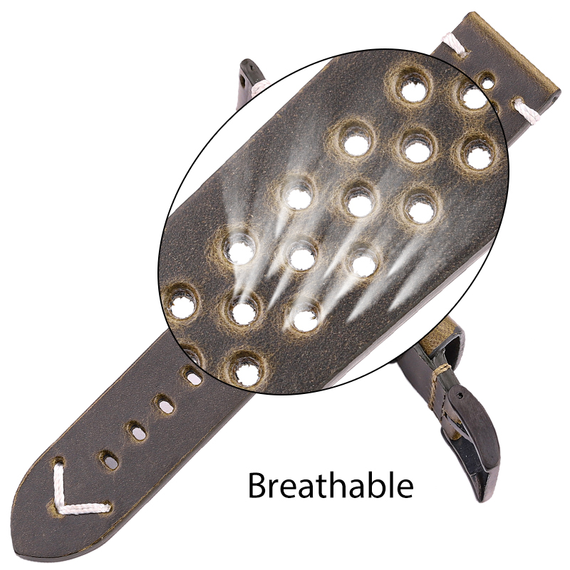 Breathable Genuine Leather Qui - Nato Strap Nylon recensie en prijs