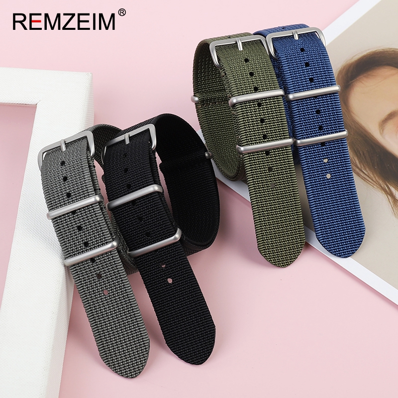 New Ribbed Nylon Watch Strap 1 - Canvas Strap Watch recensie en prijs