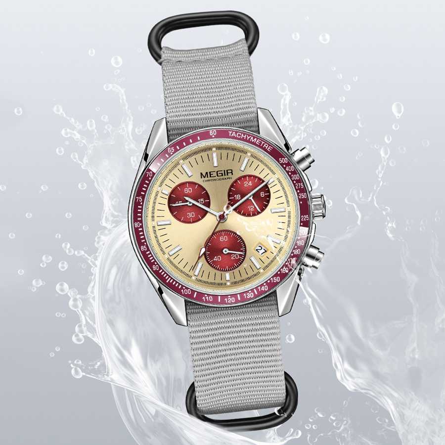 MEGIR New Luxury Men's Watches - Canvas Strap Watch recensie en prijs