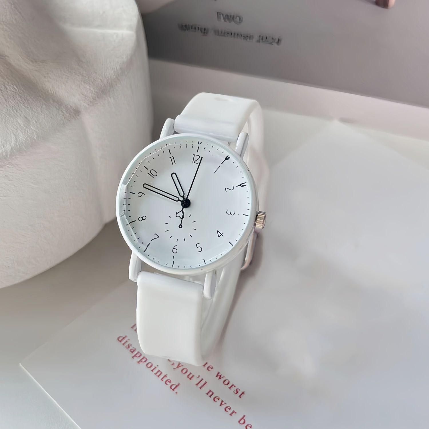 Fashion Arabic Dial Women Quar - Silicone Band Women recensie en prijs