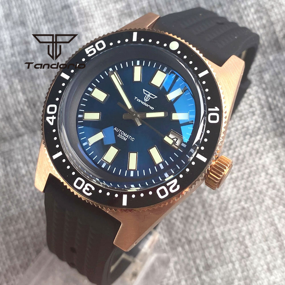 Tandorio 62 MAS CUSN8 Solid Br - Rubber Strap Diver recensie en prijs