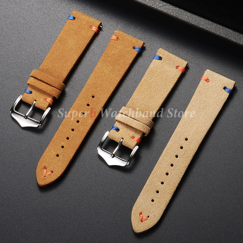 Suede Leather Watch Strap 18mm - Suede Strap Watch recensie en prijs