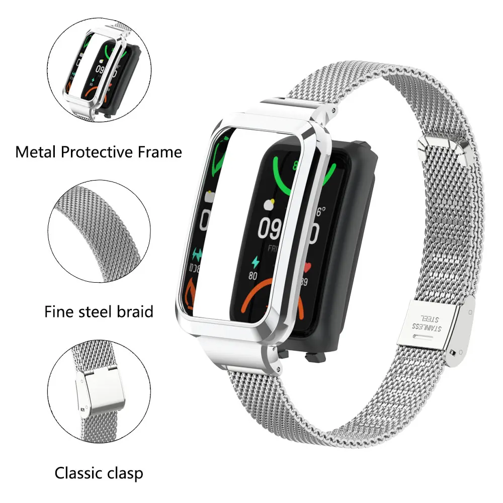 Suitable for Oppo Band 2 Stain - Mesh Strap Metal recensie en prijs