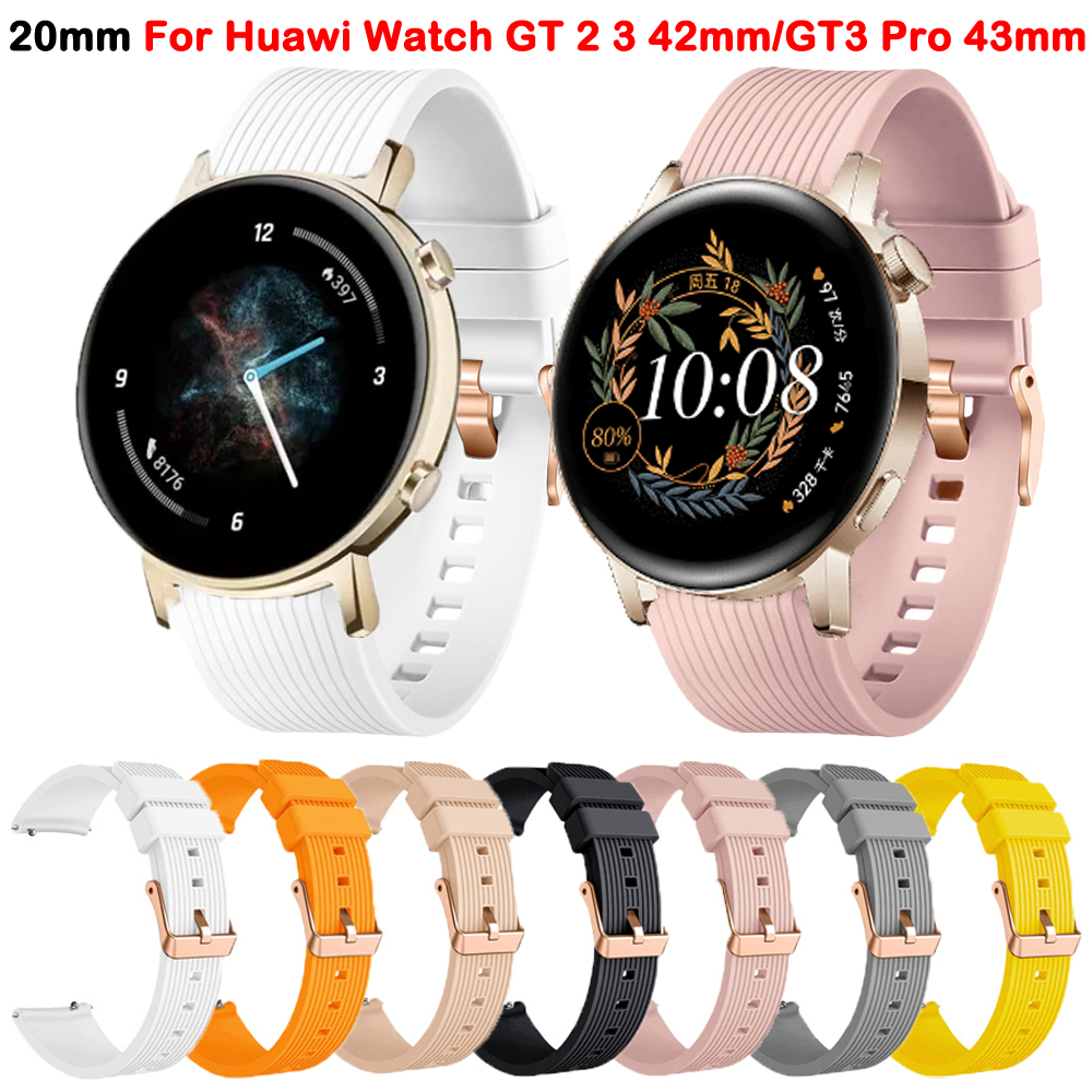For Huawei GT2 42mm SmartWatch - Silicone Watch Band 22Mm recensie en prijs