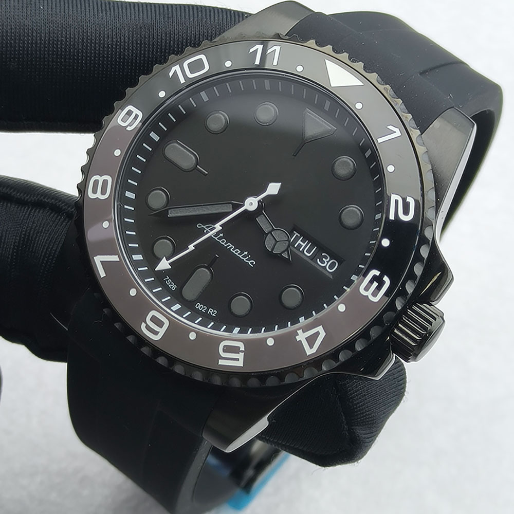 40MM NH36 Watch Black Men's St - Stainless Bracelet Diver recensie en prijs