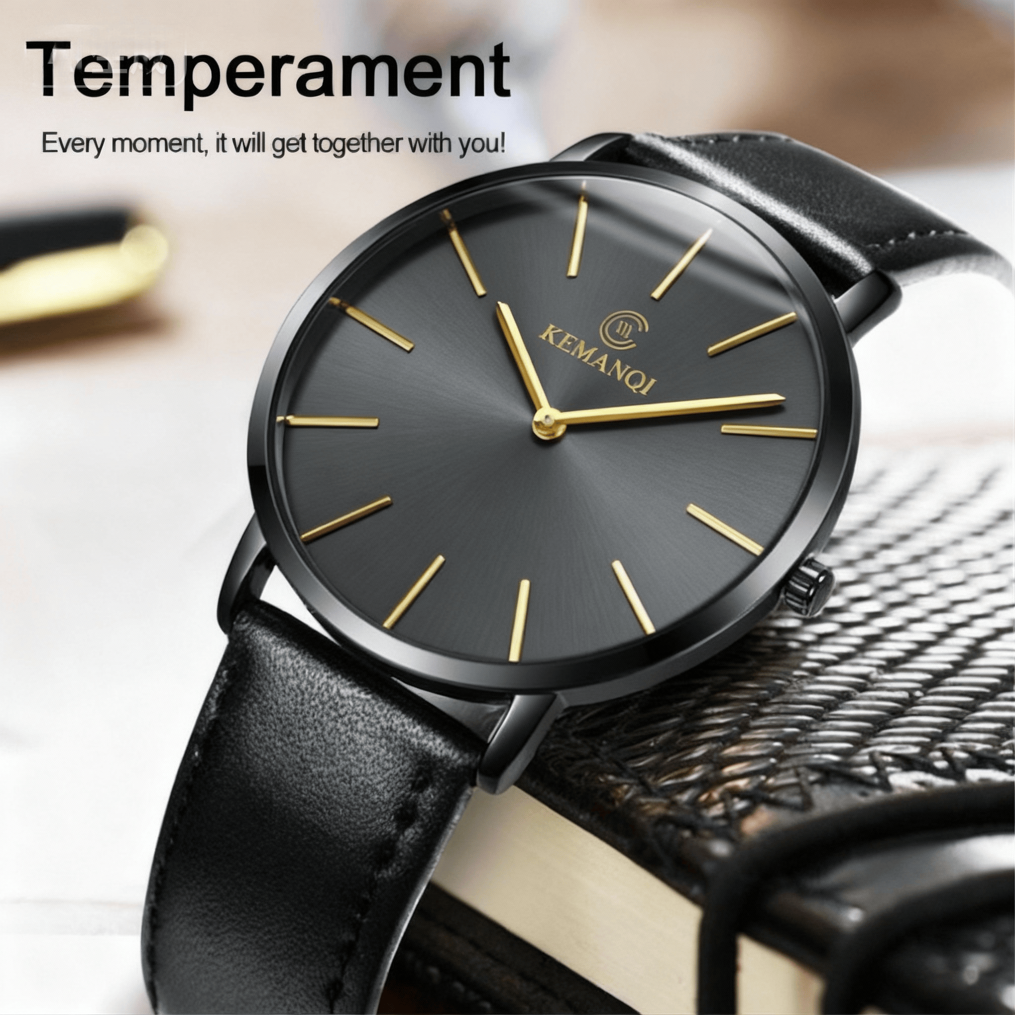 Fashion Ultra Thin Men's Quart - Leather Watch Band Men recensie en prijs