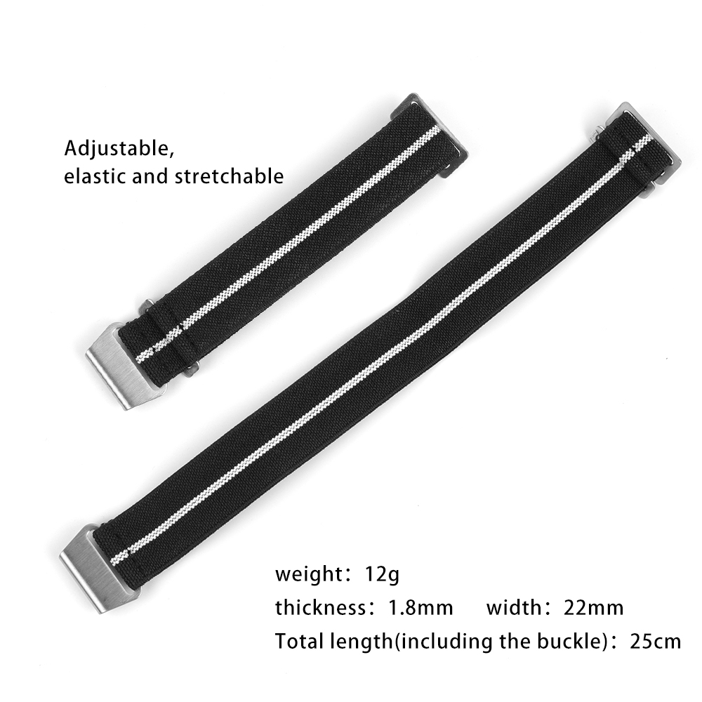 Nylon Watch Band 18mm 20mm 22m - Parachute Strap Elastic recensie en prijs