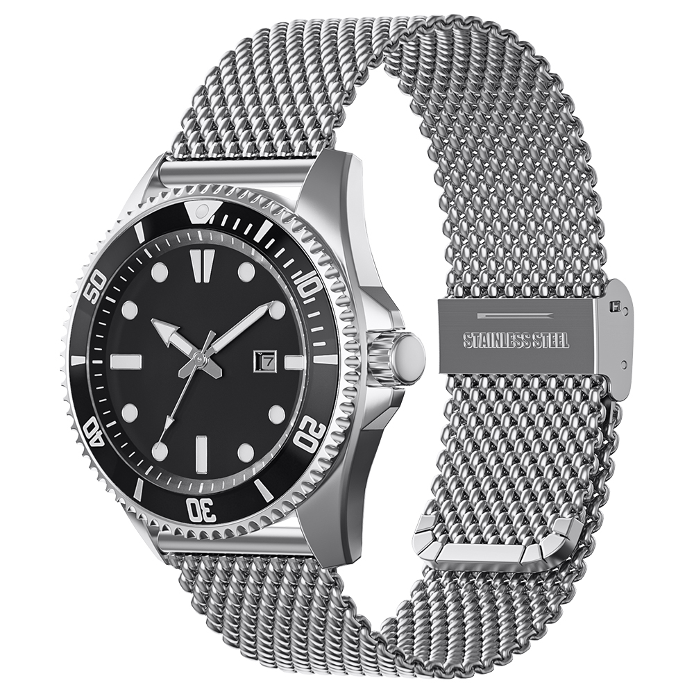 18mm 20mm 22mm 24mm Bands Univ - Mesh Strap Metal recensie en prijs