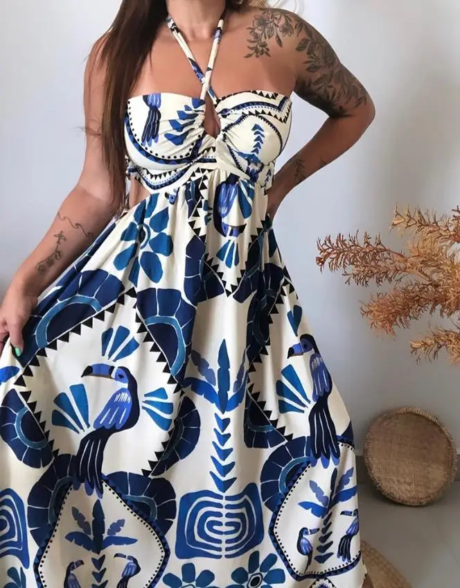 Summer Dress Woman  Vintage Tr - Tropic Strap Vintage recensie en prijs