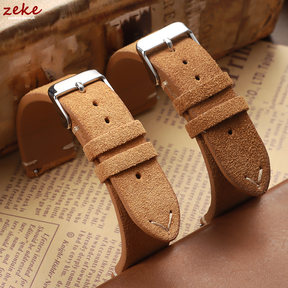 Vintage Soft Suede Leather Str - Suede Strap Watch recensie en prijs