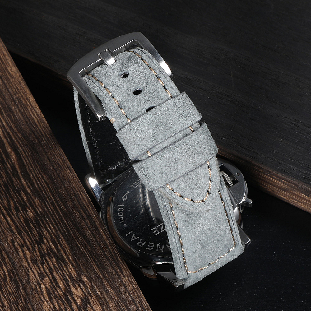Genuine Suede Watch Strap 22mm - Suede Strap Watch recensie en prijs