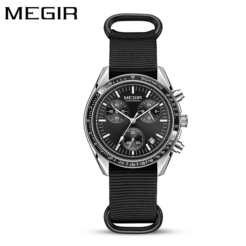 MEGIR 2247 Men's Luxury Quartz - Canvas Strap Watch recensie en prijs