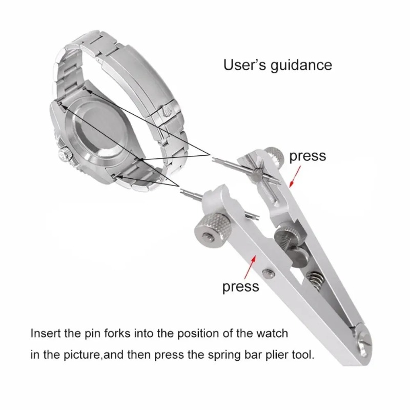 Aluminum Alloy Watch Band Remo - Spring Bar Tool Set recensie en prijs