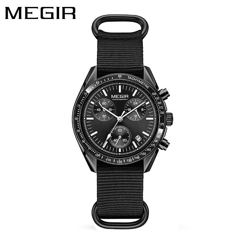 MEGIR 2247 New Luxury Men's Wa - Canvas Strap Watch recensie en prijs