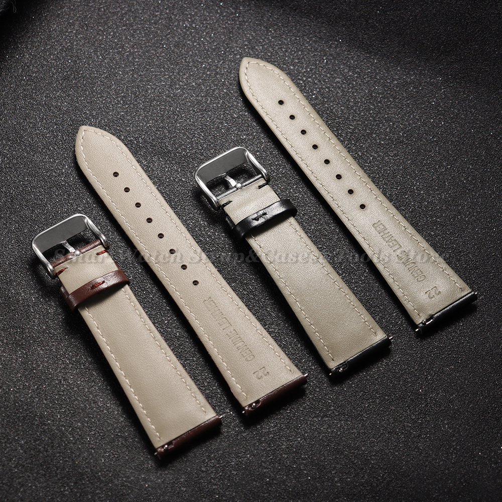 Genuine Leather Wristwatch Ban - Leather Strap Quick Release recensie en prijs