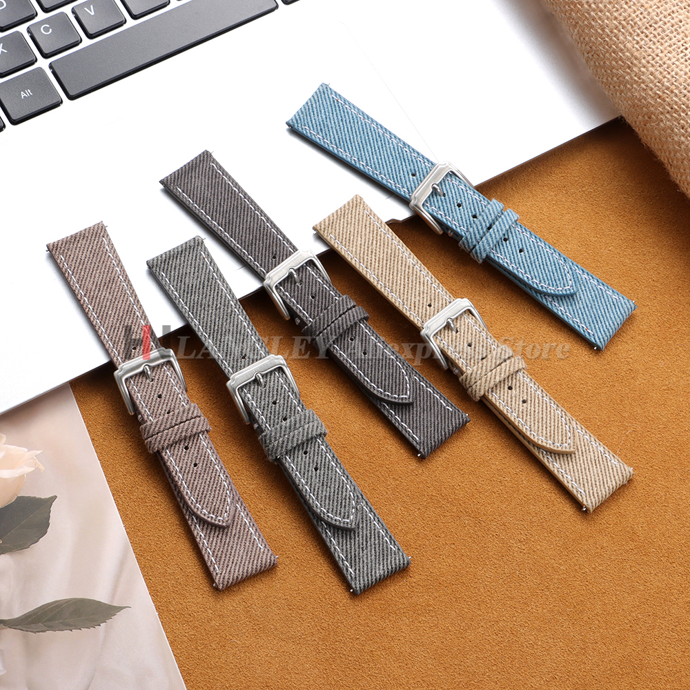 Denim Nylon Watch Strap Canvas - Canvas Strap Watch recensie en prijs