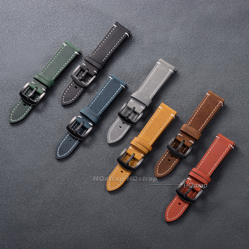 Vintage Calfskin Leather Watch - Leather Strap Quick Release recensie en prijs