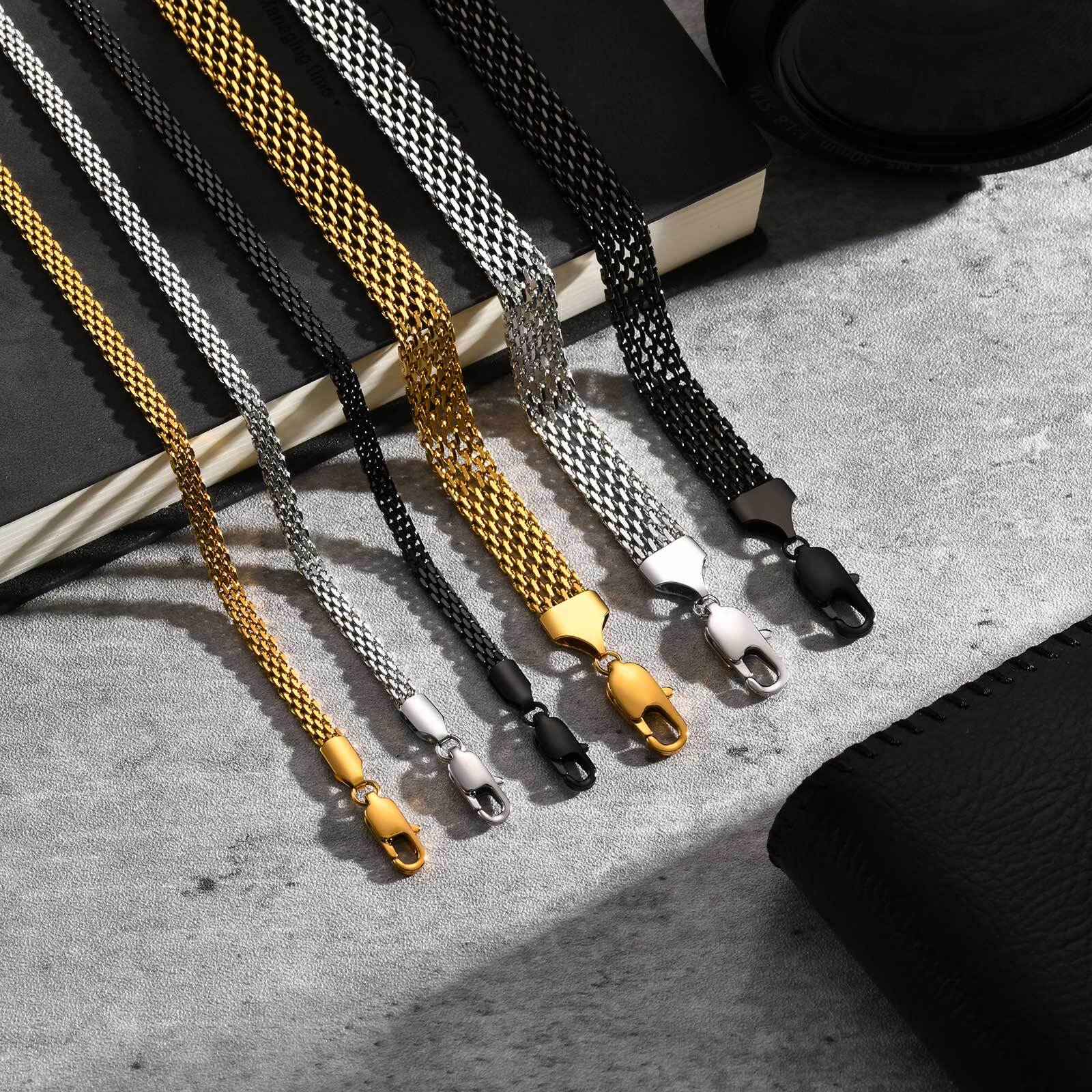 3/8mm Mesh Strap Chain Bracele - Mesh Strap Metal recensie en prijs