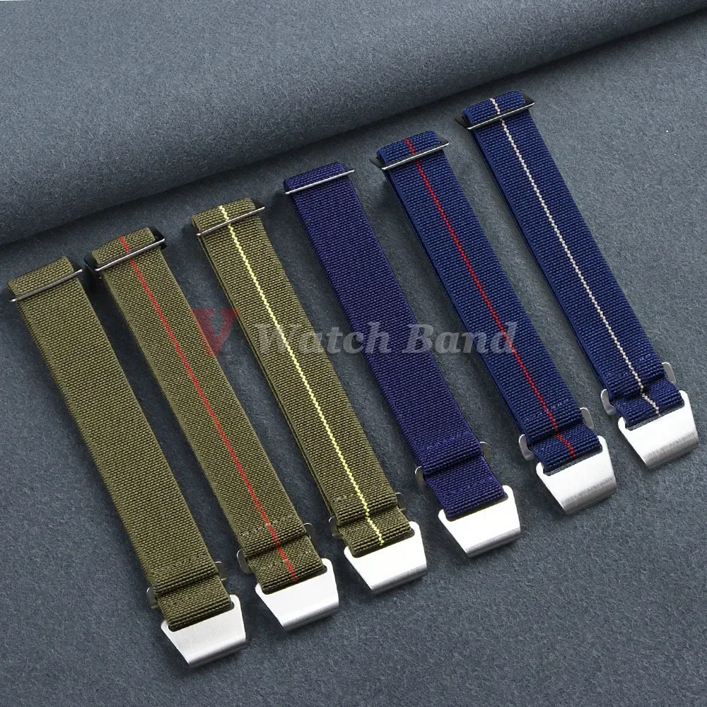 Elastic Watch Strap 60s French - Parachute Strap Elastic recensie en prijs