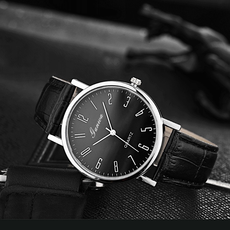 Men's Watch Fashion Arabic Qua - Leather Watch Band Men recensie en prijs