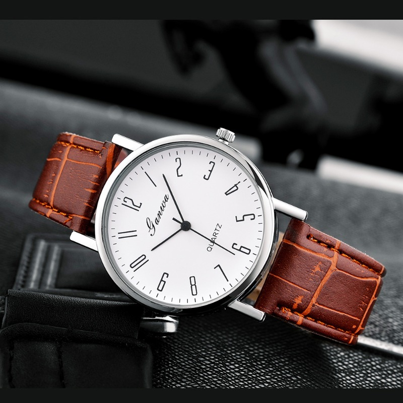 Men's Watch Fashion Arabic Qua - Leather Watch Band Men recensie en prijs