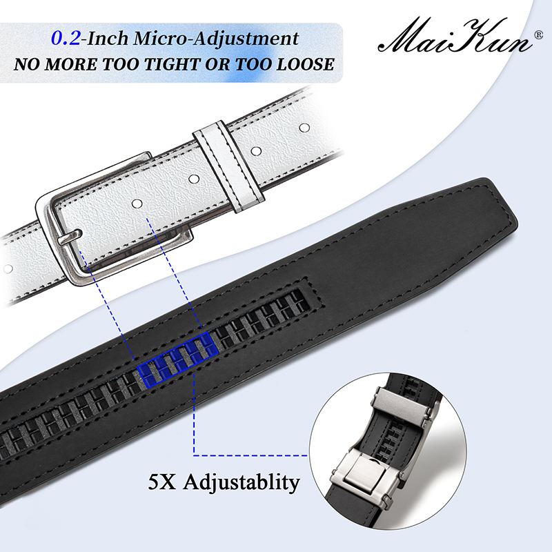 Maikun Brown Leather Ratchet B - Leather Strap Quick Release recensie en prijs