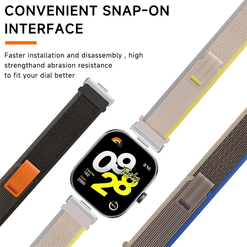 For Xiaomi Redmi Watch 4 Nylon - Sport Loop Velcro recensie en prijs