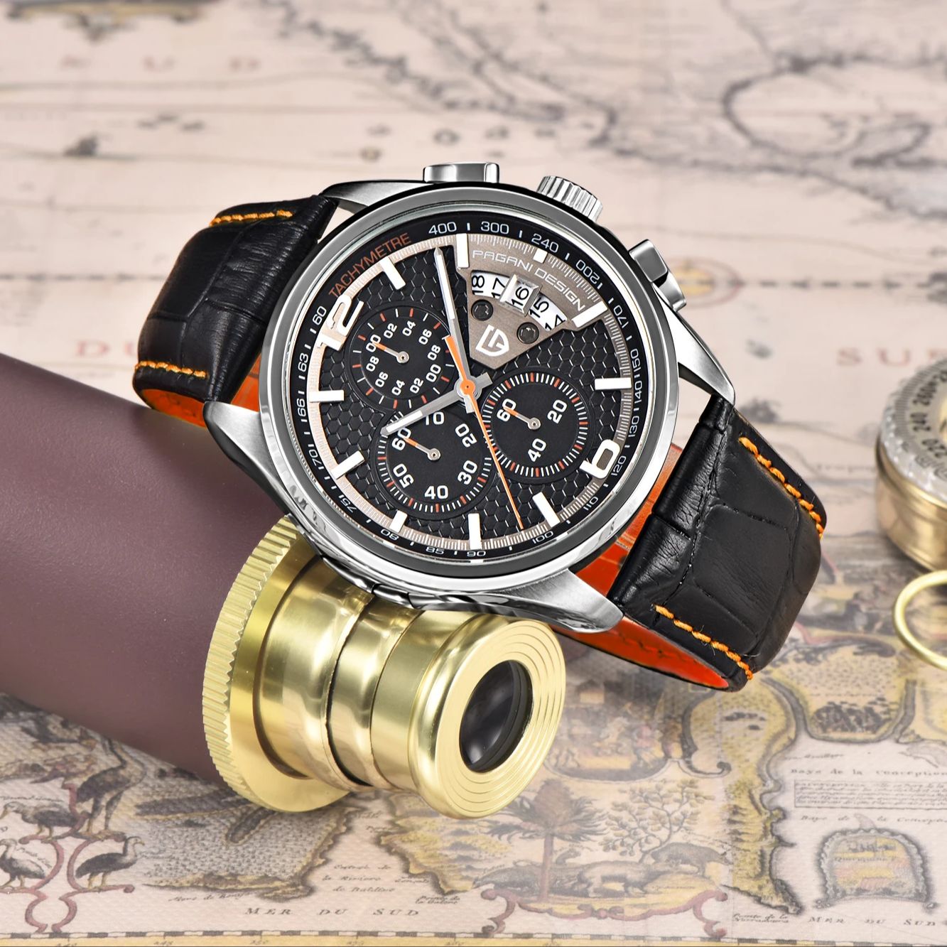 Pagani PD3306 Mens Quartz Watc - Leather Watch Band Men recensie en prijs