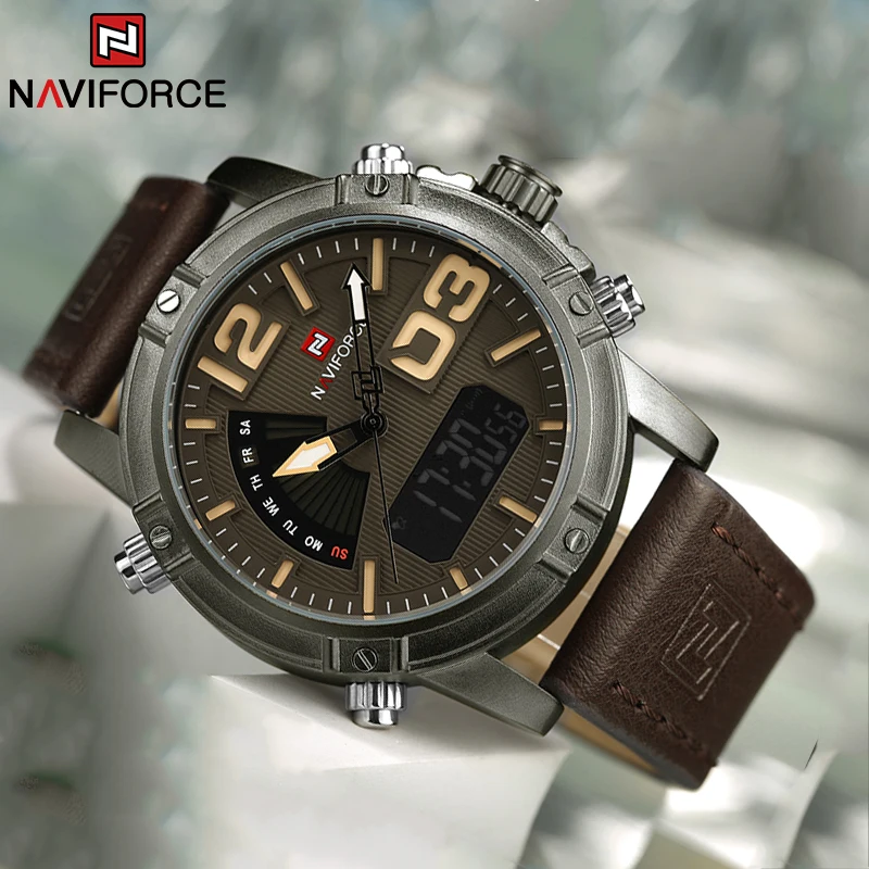 NAVIFORCE Top Brand Men Watch  - Leather Watch Band Men recensie en prijs