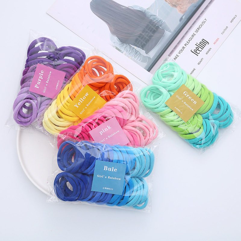 50PCS/Set Women Girls Basic Ha - Silicone Band Women recensie en prijs