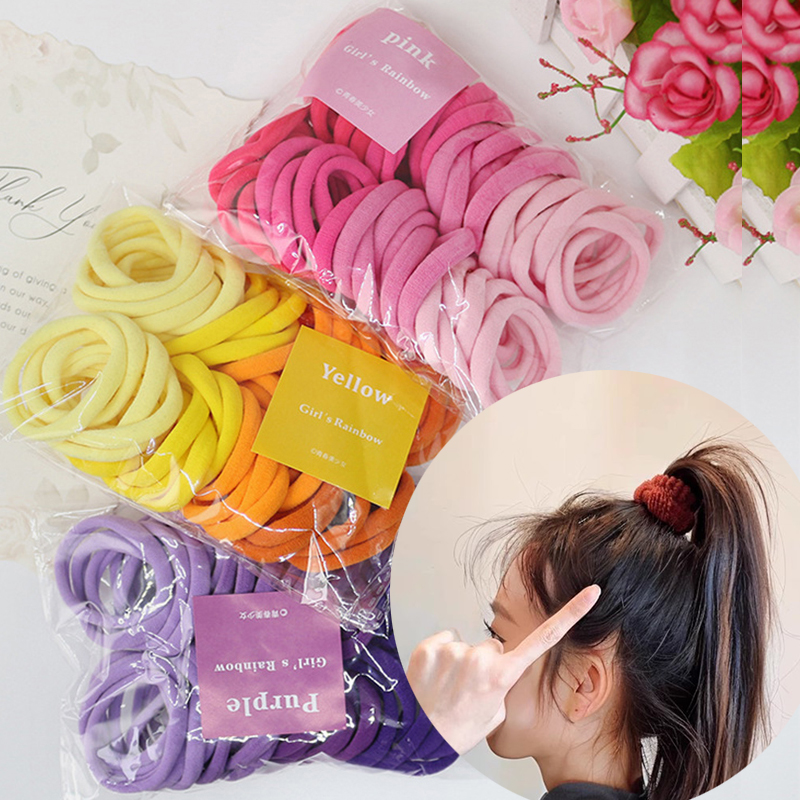 50PCS/Set Women Girls Basic Ha - Silicone Band Women recensie en prijs