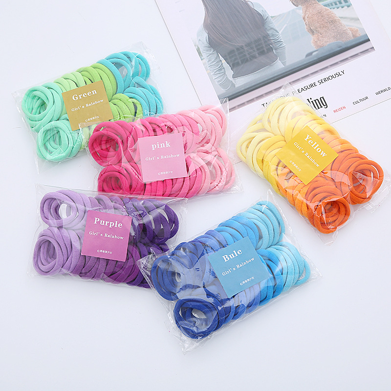 50PCS/Set Women Girls Basic Ha - Silicone Band Women recensie en prijs