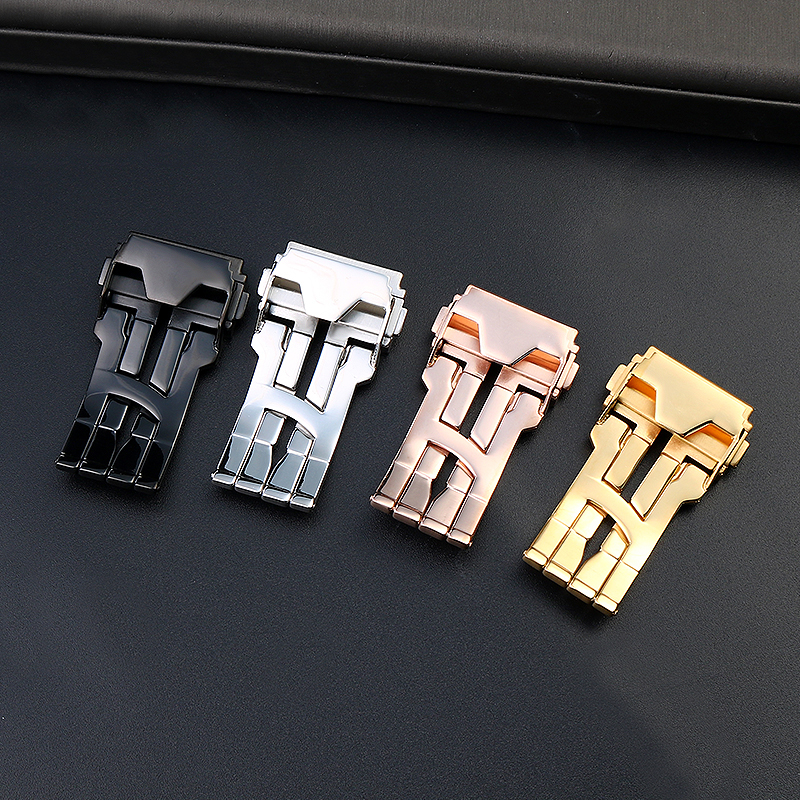 18 22mm Solid Stainless Steel  - Leather Watch Band Men recensie en prijs