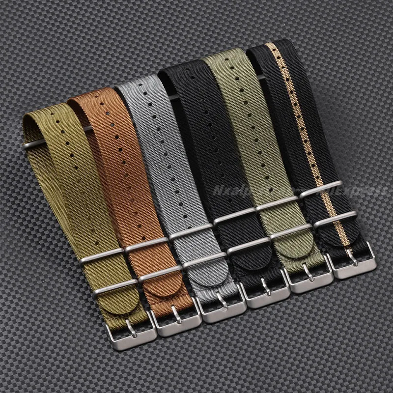 Ribbed Nylon Watch Strap 18mm  - Nato Strap Nylon recensie en prijs