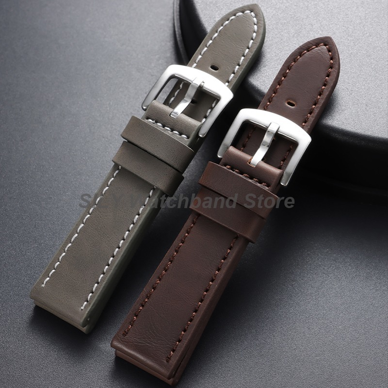 Genuine Leather Watchband 18mm - Canvas Strap Watch recensie en prijs
