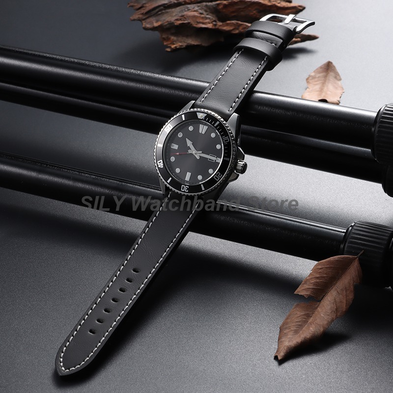 Genuine Leather Watchband 18mm - Canvas Strap Watch recensie en prijs