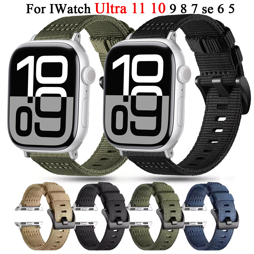 for Apple watch Straps 45mm 46 - Canvas Strap Watch recensie en prijs