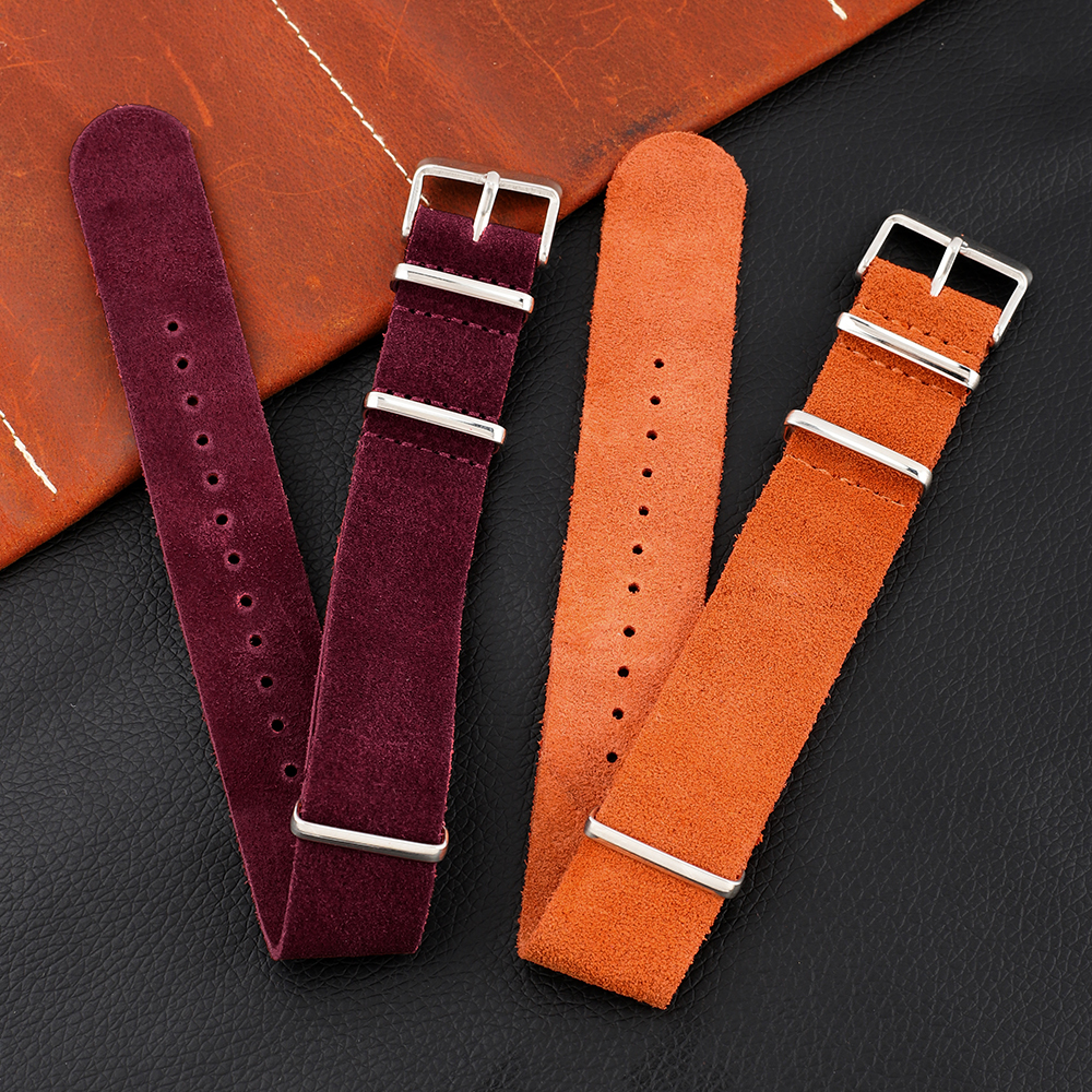 18mm 20mm 22mm Vintage Soft Su - Suede Strap Watch recensie en prijs
