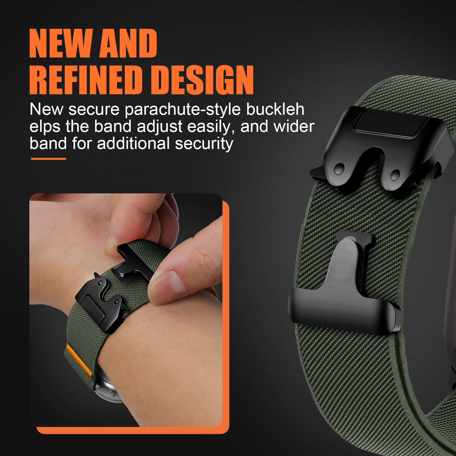 Straps For Apple Watch ultra 2 - Parachute Strap Elastic recensie en prijs